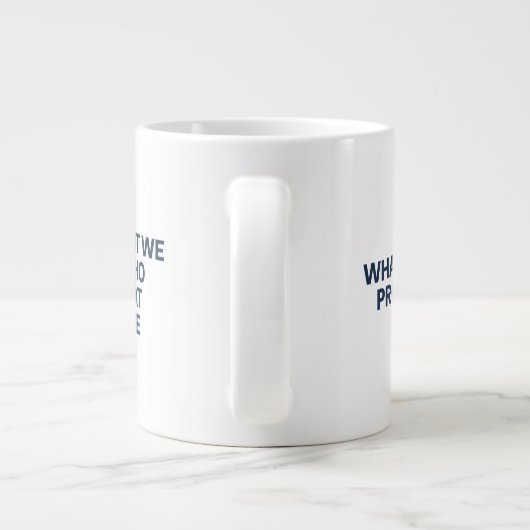 De Idee Guy® | Probleemverklaring: Jumbo-Mok (L) Grote Koffiekop (Achterkant)