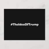 De Ides van Trump Hashtag Briefkaart (Voorkant)