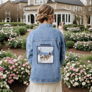 De Iditarod Race in Alaska Denim Jacket