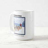 De Iditarod Race in Alaska Koffiemok (Voorkant links)