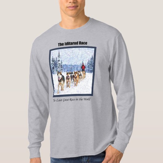 De Iditarod Race in Alaska T-shirt (Voorkant)