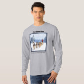 De Iditarod Race in Alaska T-shirt (Voorkant volledig)