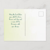 De Ieren die de Heer ontslaan jou, Shamrock Design Briefkaart (Achterkant)