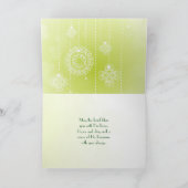 De Ieren die de Heer ontslaan jou, Shamrock Design Kaart (Binnen)