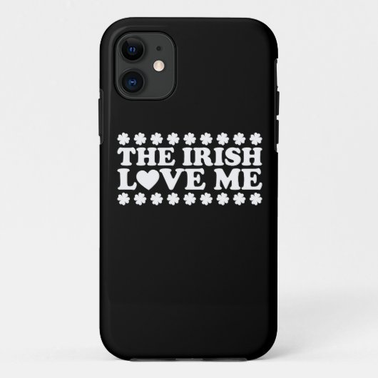 De Ieren houden van mij Shamrock St. Patrick's Dag Case-Mate iPhone Case (Achterkant)