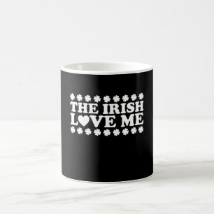 De Ieren houden van mij Shamrock St. Patrick's Dag Koffiemok