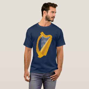 De Ierse blauwe achtergrond van het Symbool van de T-shirt