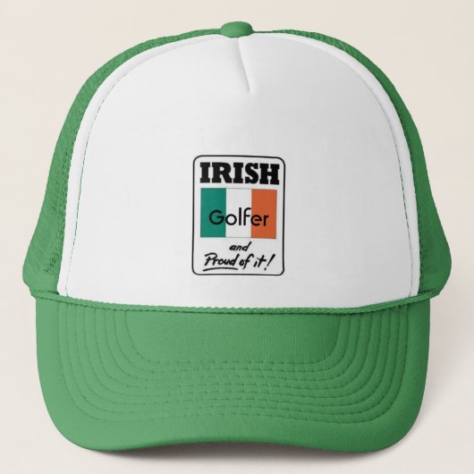 De Ierse Golfer en Proud. Trucker Pet (Voorkant)
