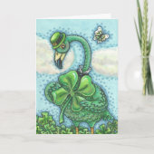 De Ierse Groene ST. PATRICK van de Flamingo Kaart (Voorkant)