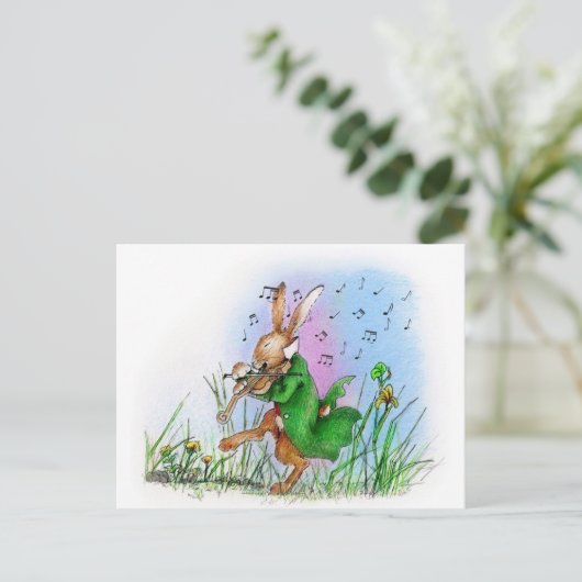 DE IERSE HARE BRIEFKAART (Staand voorkant)