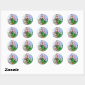 DE IERSE HARE RONDE STICKER (Vel)