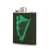 De Ierse harp - een symbool van Ierland Heupfles (Links)