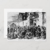 De Ierse hongersnood Briefkaart (Voorkant / Achterkant)