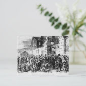 De Ierse hongersnood Briefkaart (Staand voorkant)