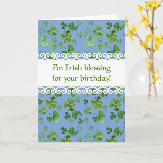 De Ierse Kaart van de Verjaardag van de Zegen (Gele Bloem)