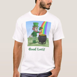 De Ierse kabouter en de pot met goud T-shirt
