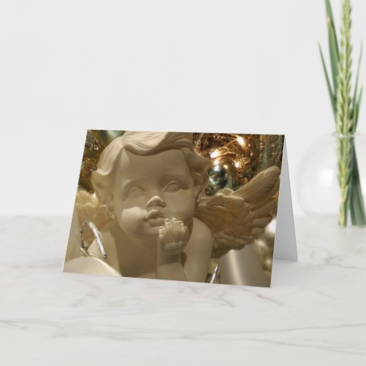 De Ierse Kerstkaart van Engelen Feestdagen Kaart (Voorkant)