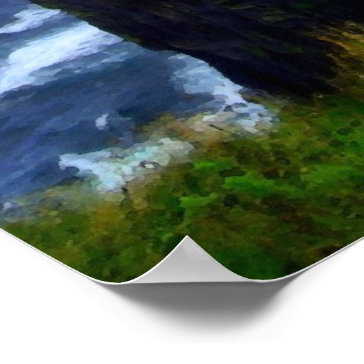 De Ierse kust Poster (Hoek)