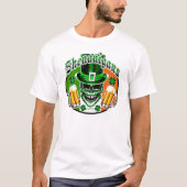 De Ierse Leprechaun Skull: Shenanigans 1 T-shirt (Voorkant)