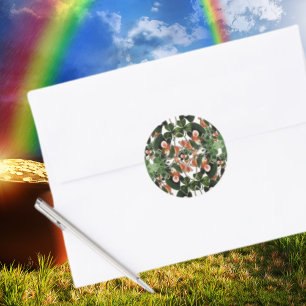 De Ierse muis Kaleidoscoop 2 St. Patrick's Day Ronde Sticker