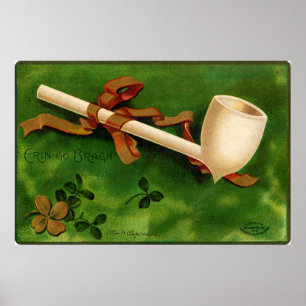 De Ierse pijp St. Patrick's Day-poster Poster
