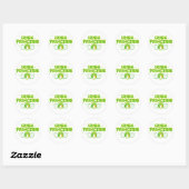 De Ierse prinses Ronde Sticker (Vel)