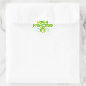 De Ierse prinses Ronde Sticker (Tas)