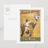 De Ierse rebellenbeweging Drama - Fencing Briefkaart (Voorkant / Achterkant)