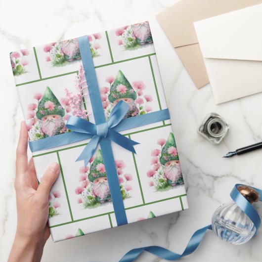 de ierse rechaun in de tuin cadeaupapier (Geschenken)