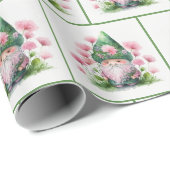 de ierse rechaun in de tuin cadeaupapier (Rol Hoek)