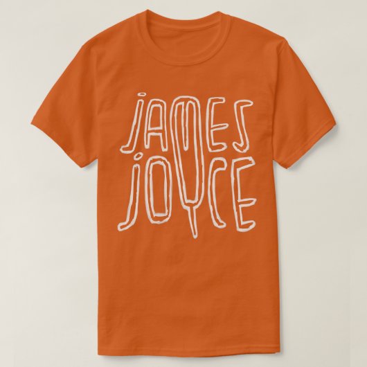 De Ierse schrijver James Joyce T-shirt (Design voorkant)