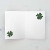 De Ierse St. Patrick giften van de Dag Kaart (Binnen)