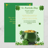de ierse uitnodiging voor de dag van st patrick me (Voorkant / Achterkant)