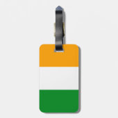 De Ierse vlag Bagagelabel (Achterkant verticaal)