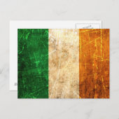 De  Ierse vlag met de kraakbek en de slechtste Briefkaart (Voorkant / Achterkant)