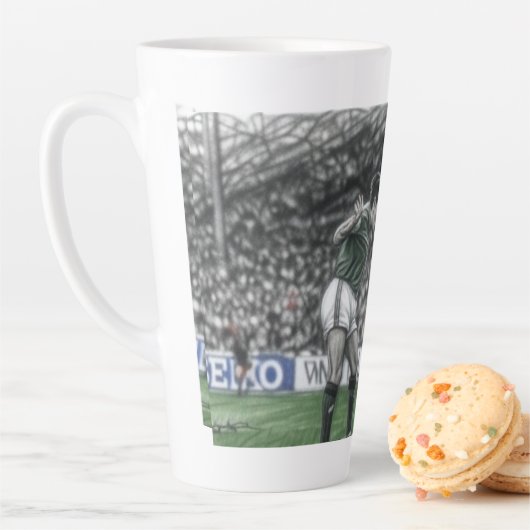 De Ierse voetbal vieren Latte Mok (In situ)