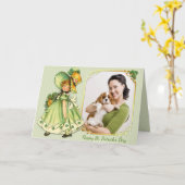 De Ierse Wandeling van de Klaver - personaliseer Kaart (Gele Bloem)