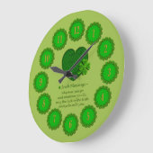 De Ierse zegenen-Ronde Klok van de Muur (Hoek)