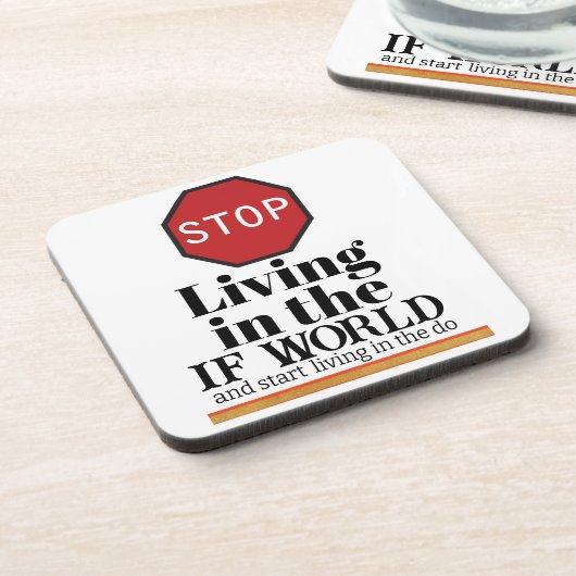 De IF World Beverage Coaster Bier Onderzetter (Linkerzijde)