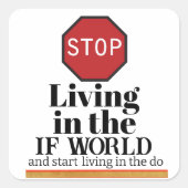 De IF World Sticker (Voorkant)