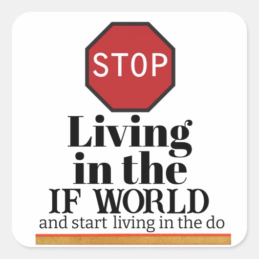 De IF World Sticker (Voorkant)