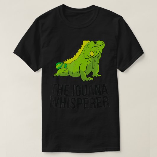 De Iguana Whisperer Gecko Lizard T-shirt (Design voorkant)