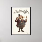 De IJdele Walrus Canvas Afdruk (Voorkant)