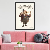 De IJdele Walrus Canvas Afdruk (Insitu (Woonkamer))
