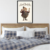 De IJdele Walrus Canvas Afdruk (Insitu (Slaapkamer))