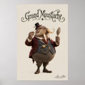 De IJdele Walrus Poster (Voorkant)