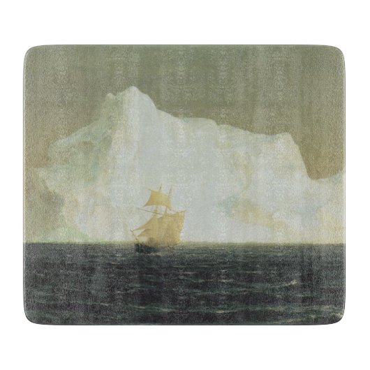 De ijsberg (door Frederic Edwin Church) Snijplank (Voorkant)