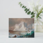 De ijsbergen van de Frederic Edwin Church Briefkaart (Staand voorkant)