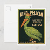 De Ijsbergsla van Clarksburg Californië van de Briefkaart (Voorkant / Achterkant)