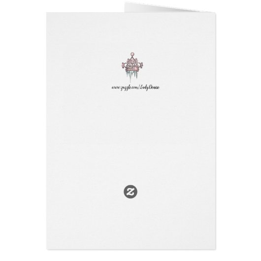 "De ijskappen beginnen zich te vormen op mijn tiar (Achterkant)